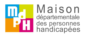 Logo de la Maison Départemental des Personnes Handicapées figurant dans la page Contact.  Les personnes en situation d'handicap peuvent prendre contact avec Hélène MERLIN, CEO de My Skill Boost